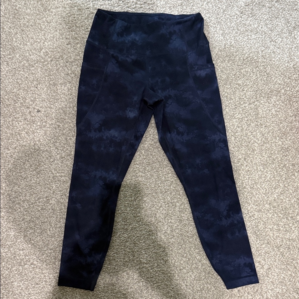 Active Life Navy Tie-Dye Ankle Pants